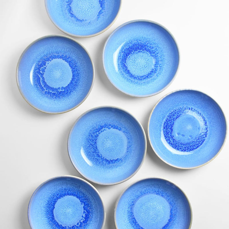 Assiette creuse | Bleu minéral