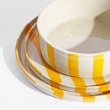 Assiette creuse | Jaune Linhas