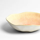 Assiette creuse Onda | Corail doré