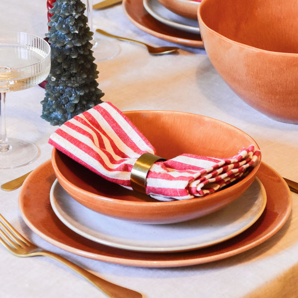 Assiette creuse | Terracotta sienna