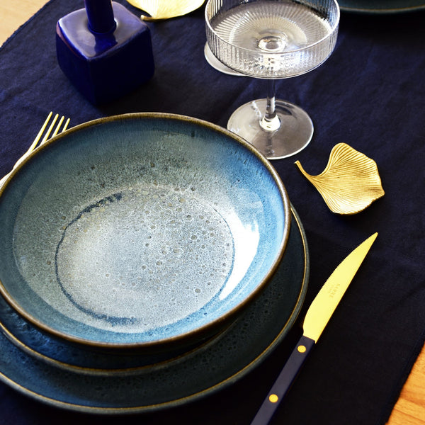 Assiette creuse | Bleu marin