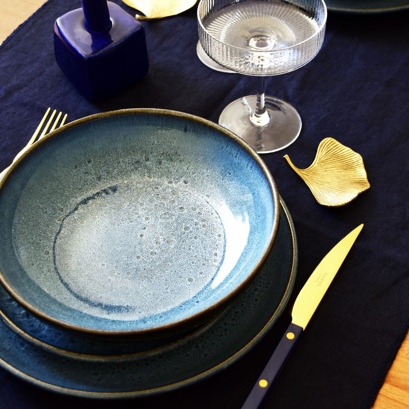 Assiette creuse | Bleu marin