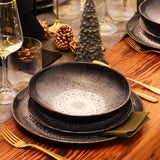 Assiette creuse | Noir écume