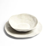 Assiette creuse Onda | Beige sable