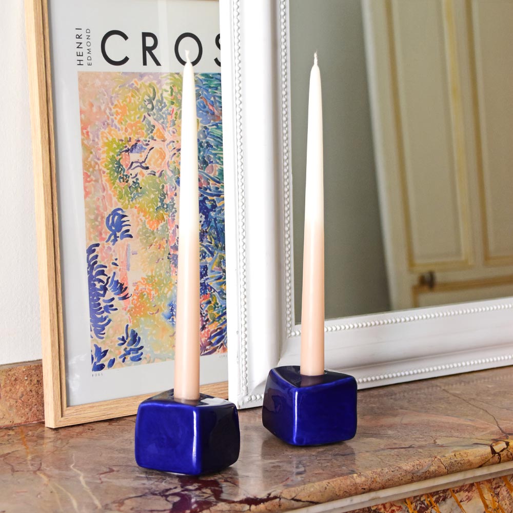 Bougeoirs Sol | Indigo