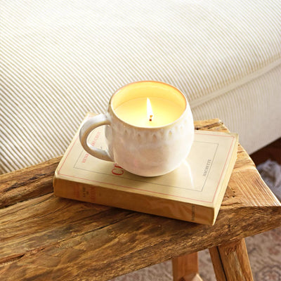 La bougie Mug | Blanc audacieux
