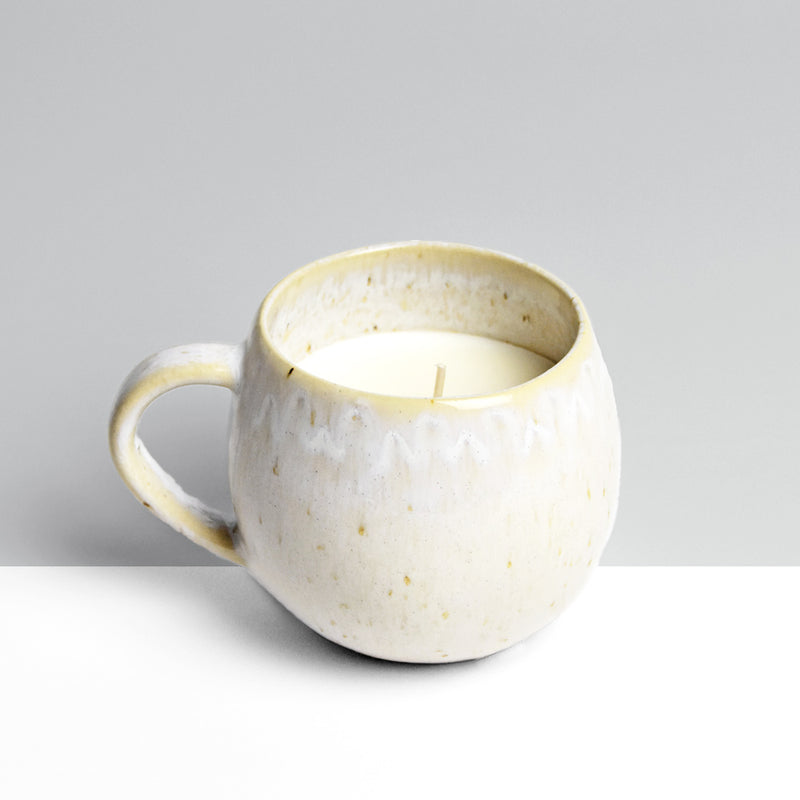 La bougie Mug | Blanc audacieux