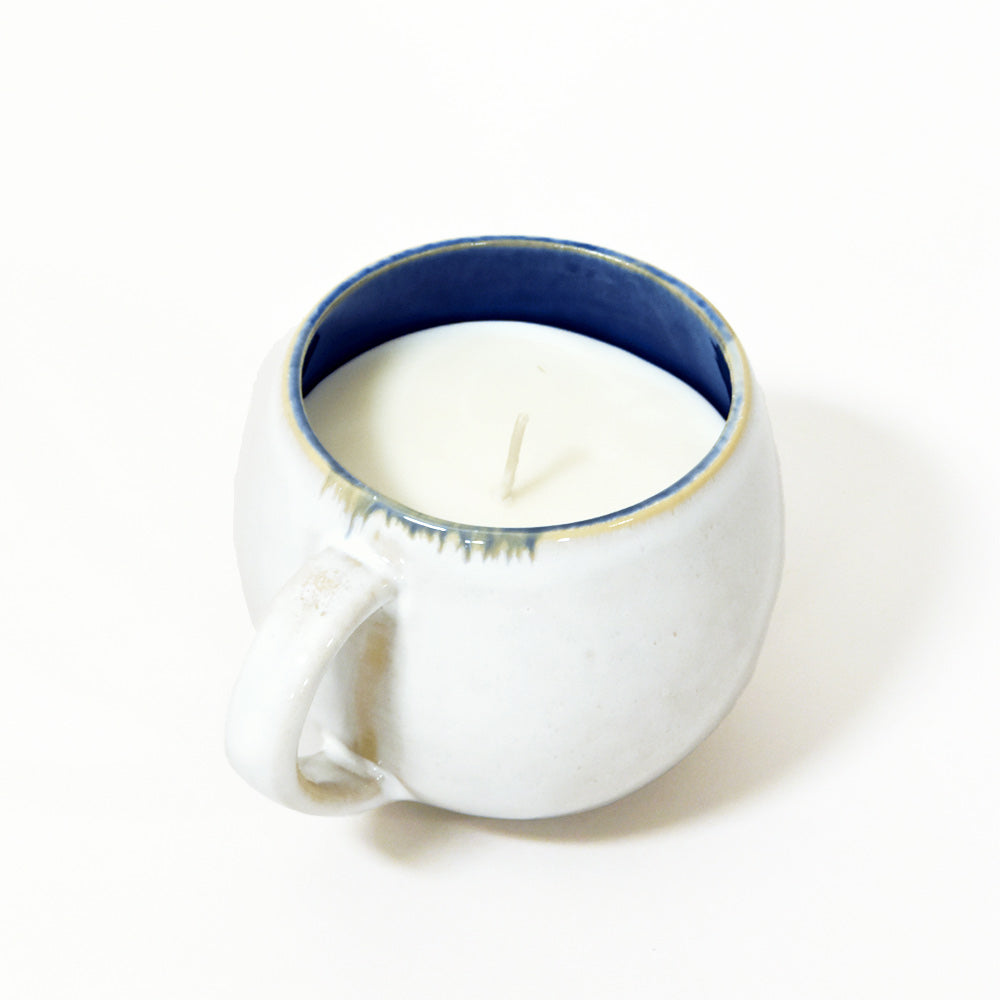 La bougie Mug | Bleu odyssée