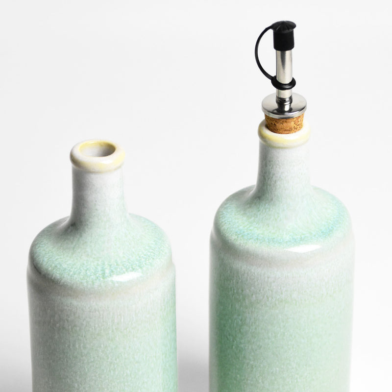 Bouteille d'huile | Vert minéral