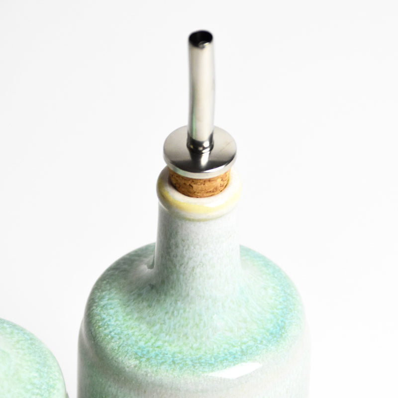 Bouteille d'huile | Vert minéral