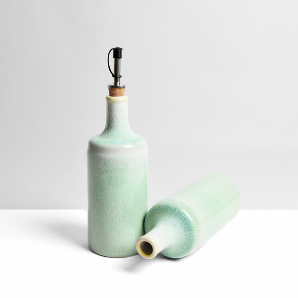 Bouteille d'huile | Vert minéral