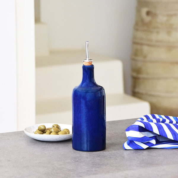 Bouteille d'huile | Bleu majestueux