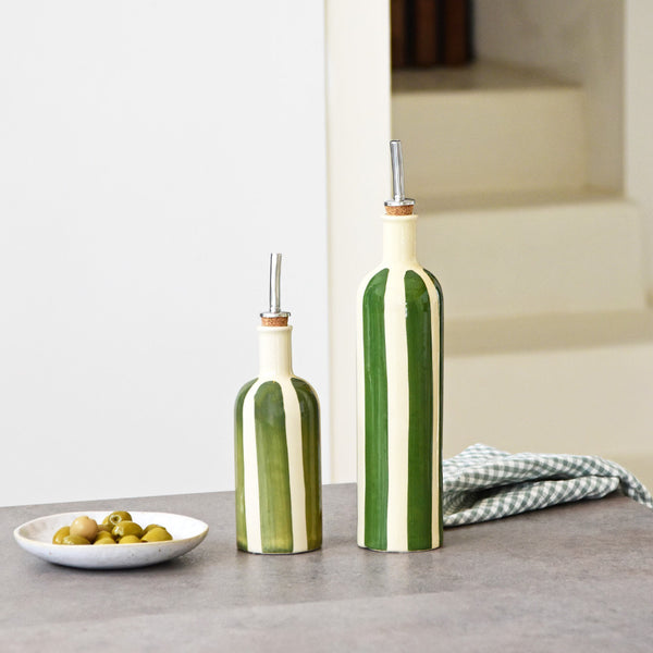 Petite bouteille d'huile | Vert Linhas