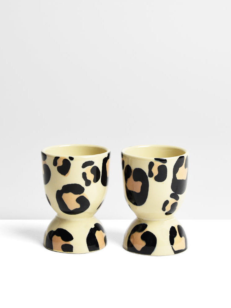 Set de 2 coquetiers | Léopard