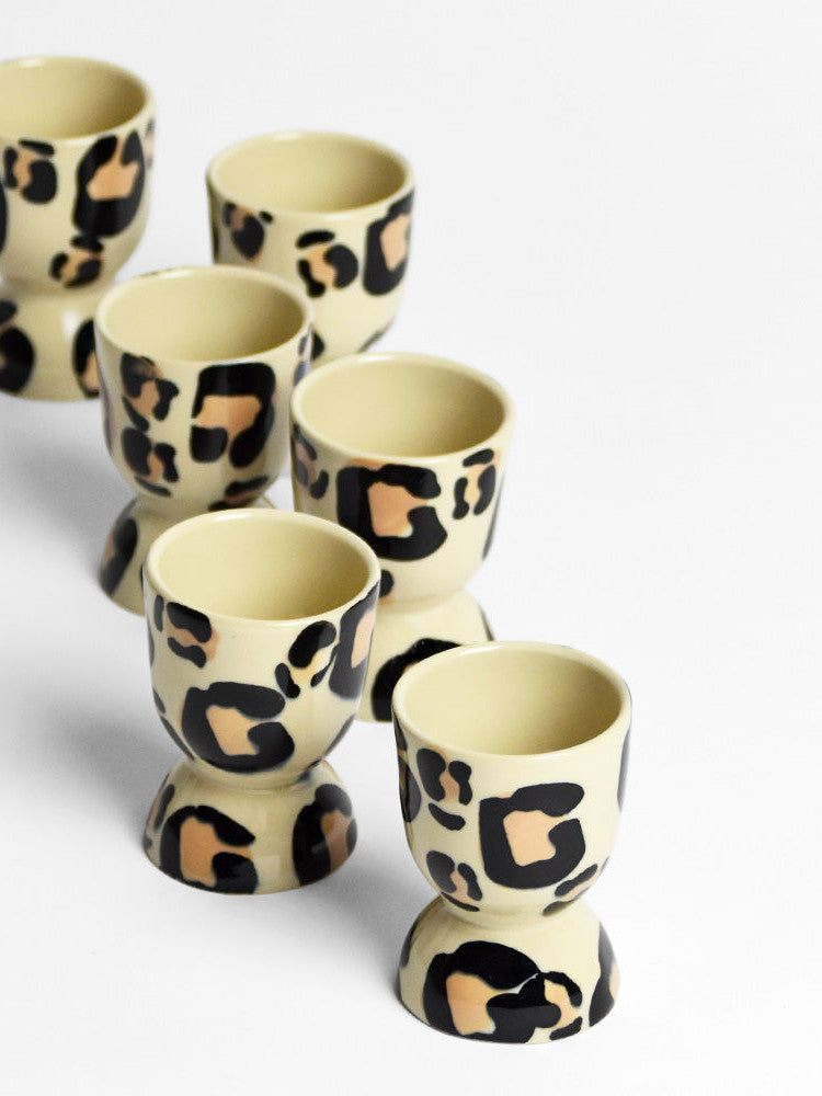 Set de 2 coquetiers | Léopard