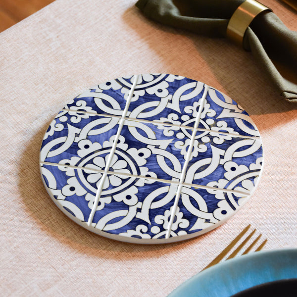 Dessous de plat | Bleu Azulejos