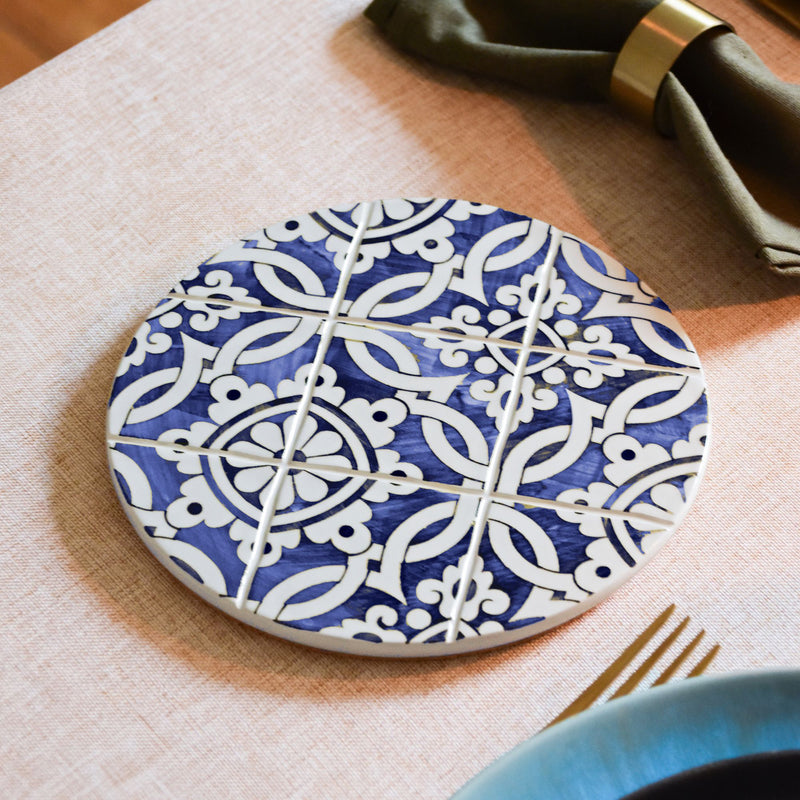 Dessous de plat | Bleu Azulejos