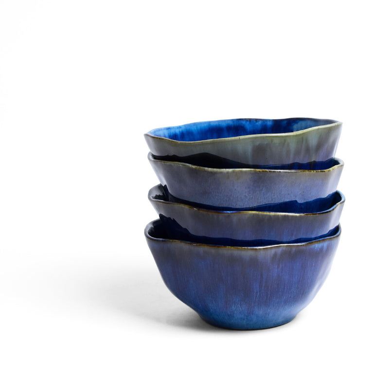 Grand bol Onda | Bleu abyssal