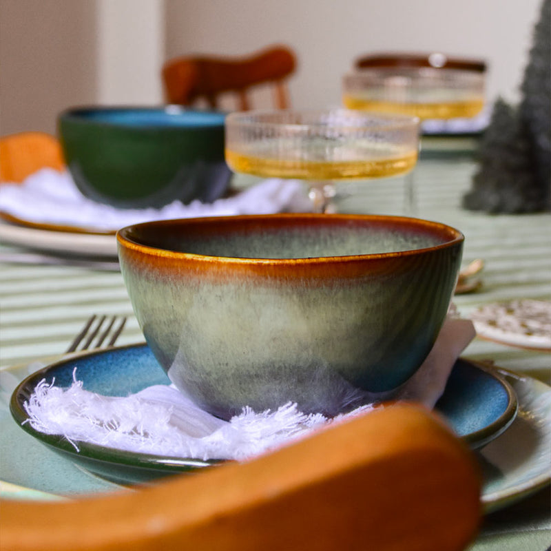 Grand bol rond | Vert rivage