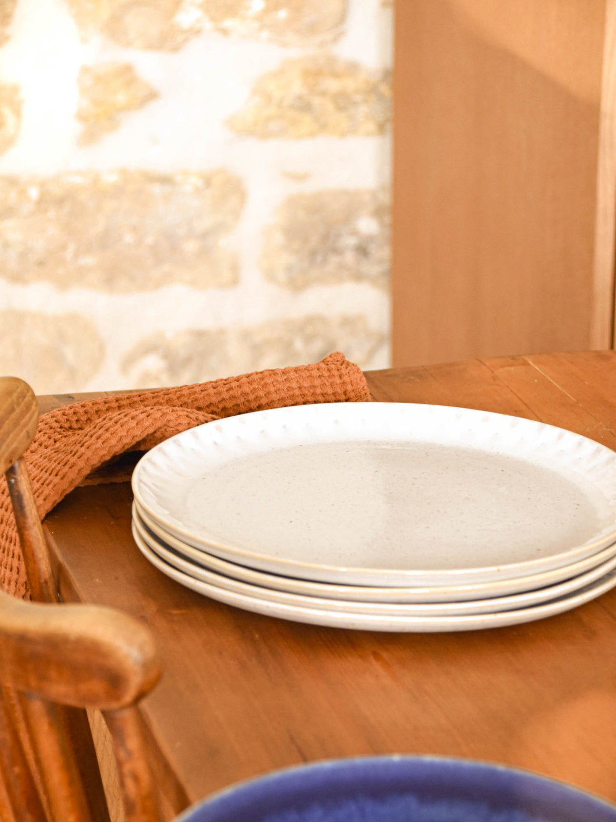 Grande assiette | Blanc audacieux