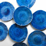 Grande assiette Onda | Bleu abyssal