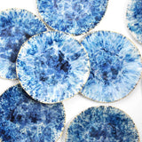 Grande assiette Onda | Bleu écume