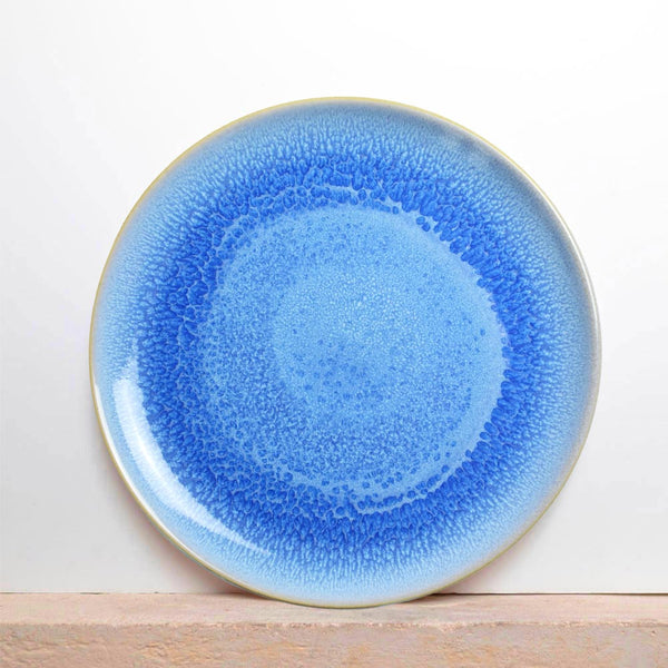 Grande assiette | Bleu minéral