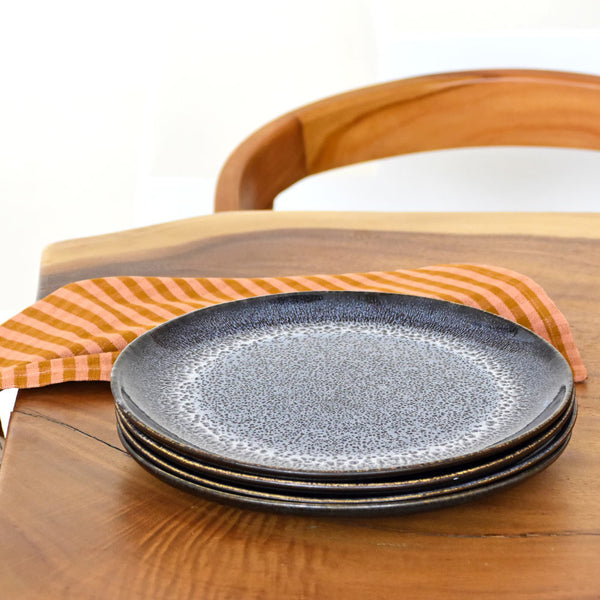 Grande assiette | Noir écume