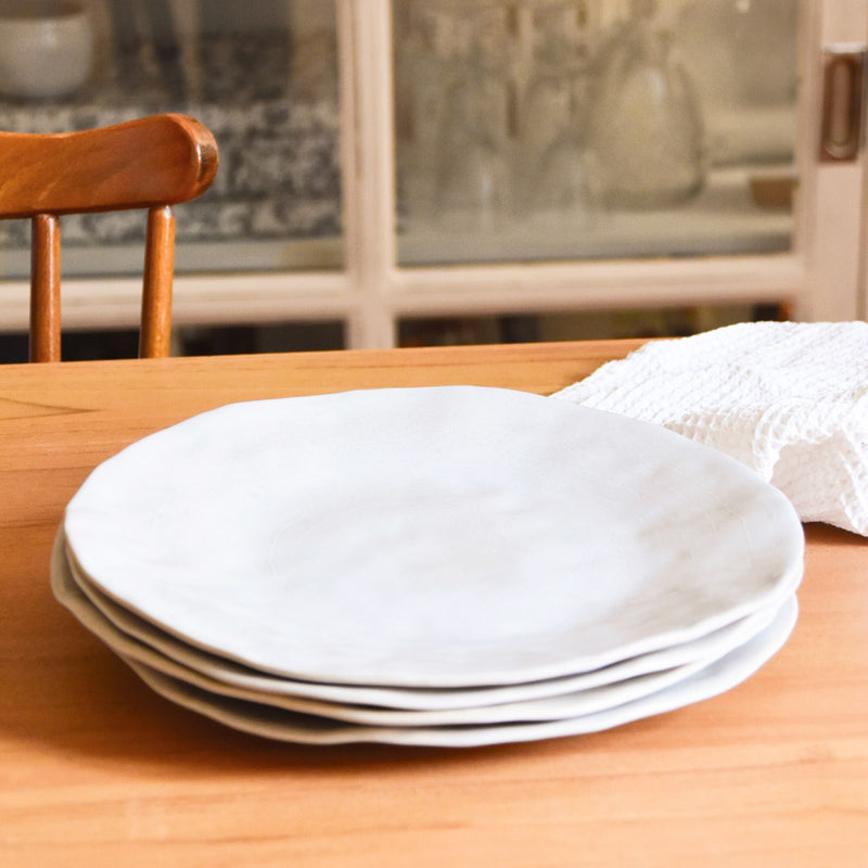 Grande assiette Onda | Beige sable