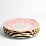 Grande assiette Onda | Rose anémone