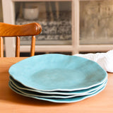 Grande assiette Onda | Vert d'eau