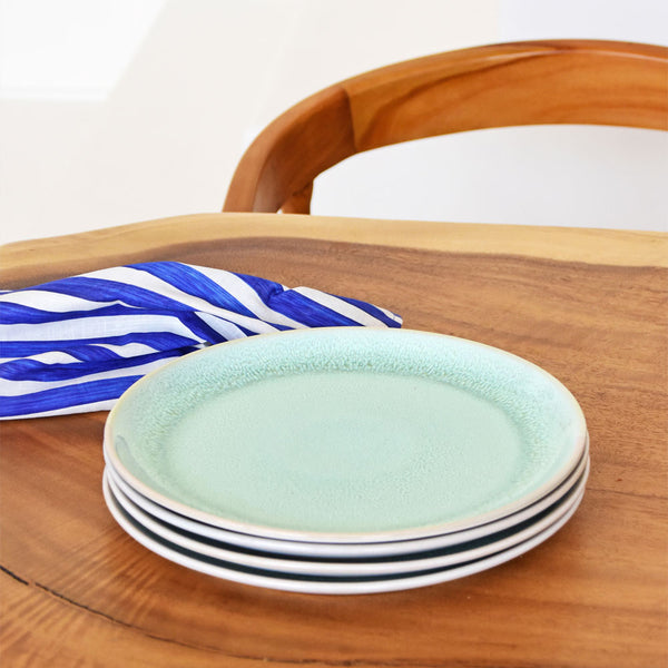 Grande assiette | Vert minéral