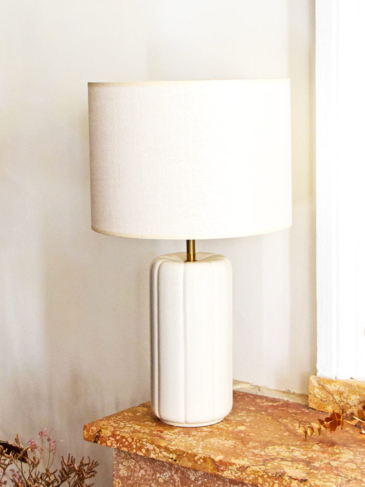 Lampe Luzia | Blanc & Coton