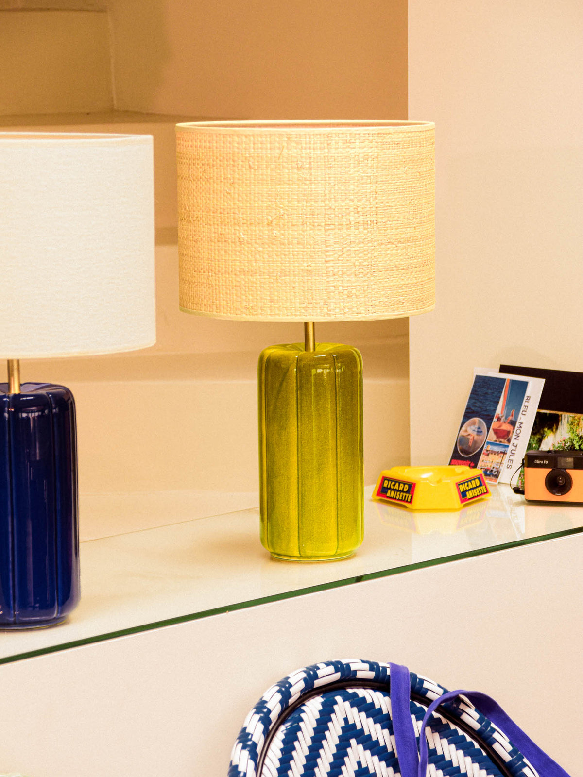 Lampe Luzia | Pistache & Raphia