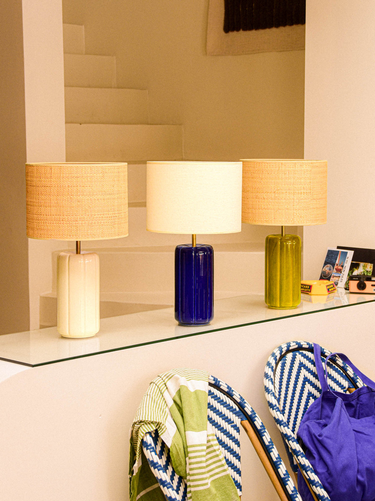 Lampe Luzia | Indigo & Coton