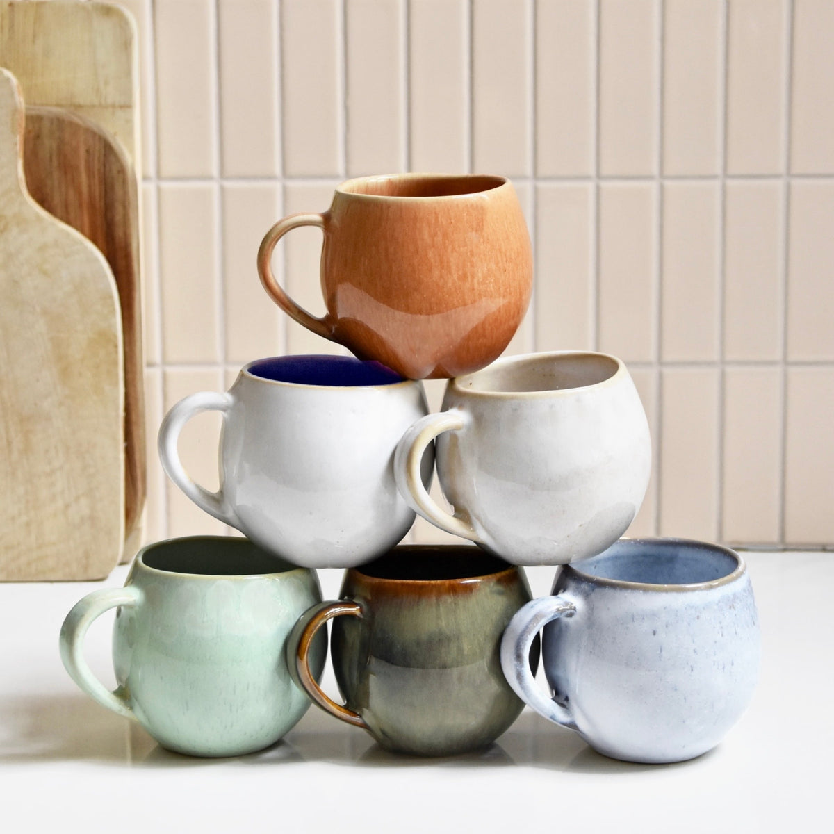 Mug moyen | Set de 6 personnalisé