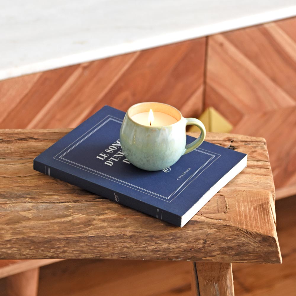 La bougie Mini-mug | Vert audacieux