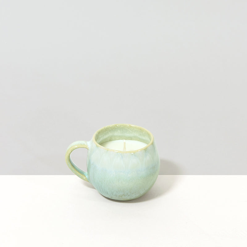 La bougie Mini-mug | Vert audacieux