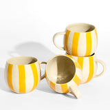 Grand Mug | Jaune Linhas