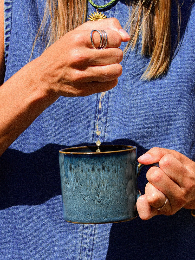 Grand mug droit | Bleu marin