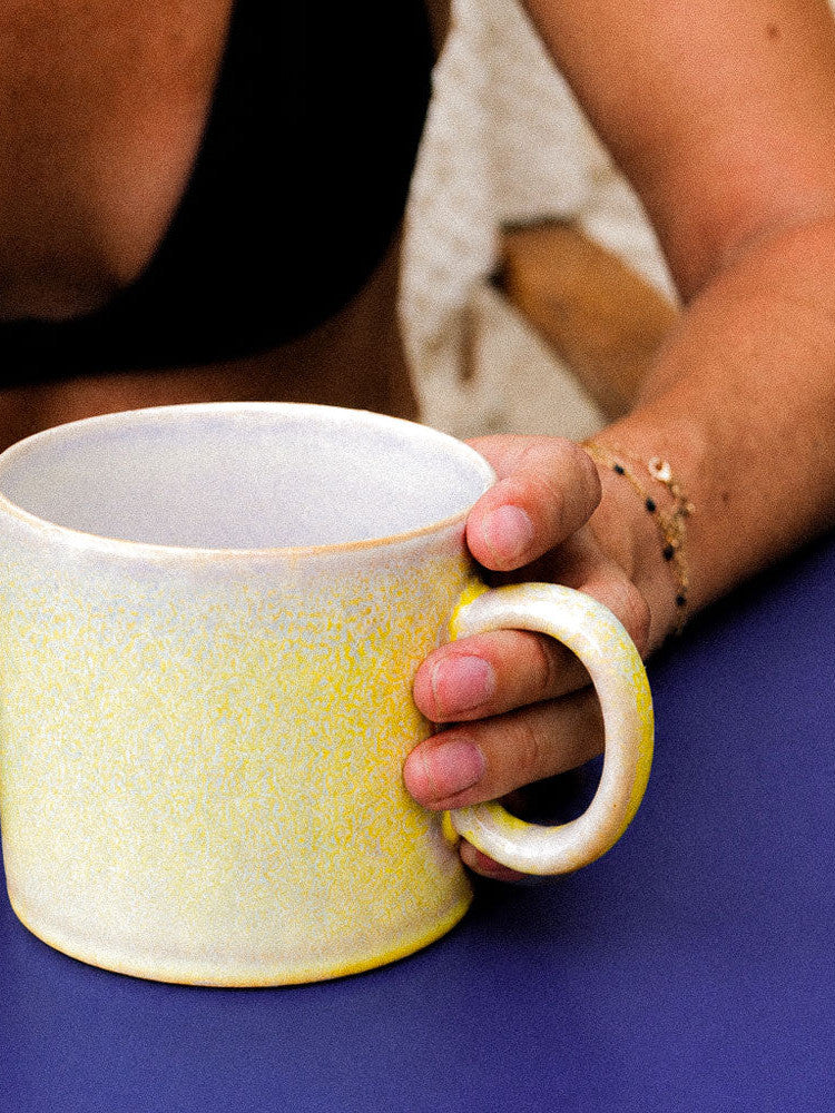 Grand mug droit | Jaune minéral