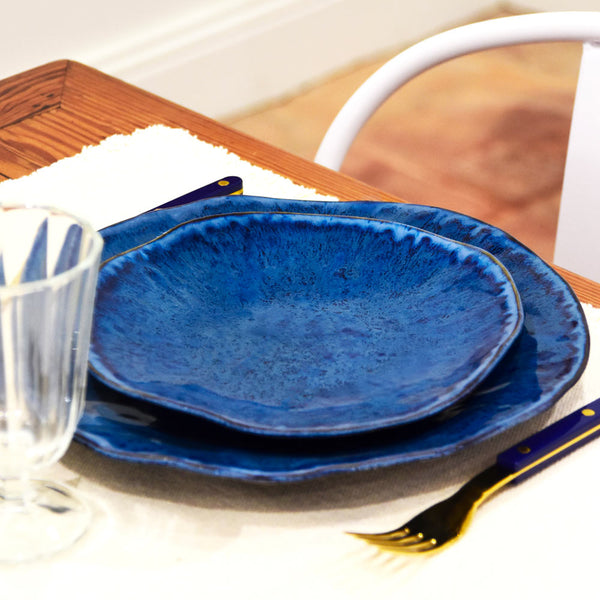 Petite assiette Onda | Bleu abyssal