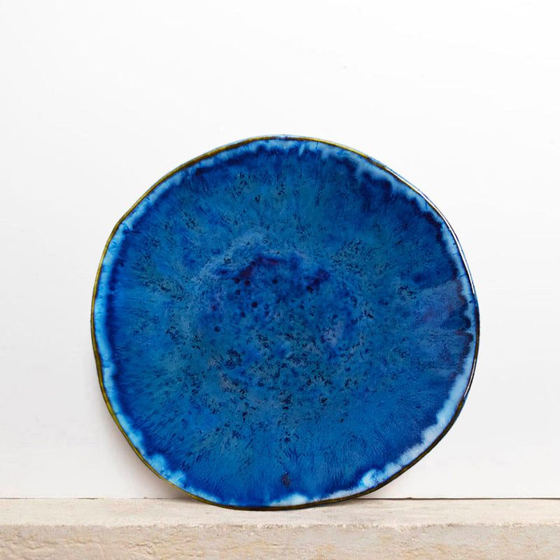 Petite assiette Onda | Bleu abyssal