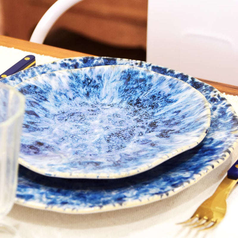 Petite assiette Onda | Bleu écume