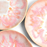 Petite assiette Onda | Rose anémone