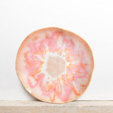 Petite assiette Onda | Rose anémone