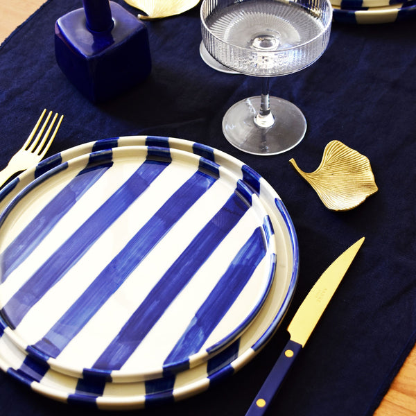 Petite assiette | Bleu Linhas