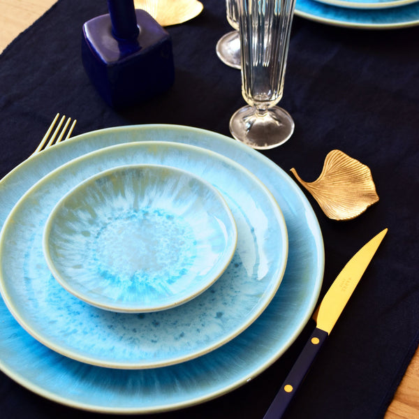 Petite assiette creuse | Bleu água