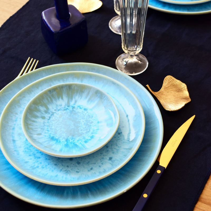 Petite assiette creuse | Bleu água