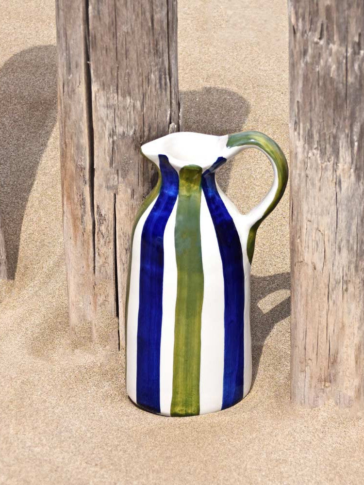 Pichet | Bleu & Vert Linhas